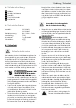 Предварительный просмотр 30 страницы LIVARNO LUX 285629 Operation And Safety Notes