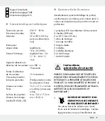 Preview for 21 page of LIVARNO LUX 286954 Assembly, Operating And Safety Instructions