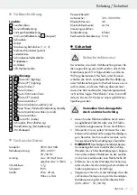 Предварительный просмотр 7 страницы LIVARNO LUX 288149 Assembly, Operating And Safety Instructions