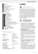 Предварительный просмотр 31 страницы LIVARNO LUX 288149 Assembly, Operating And Safety Instructions