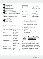 Preview for 7 page of LIVARNO LUX 288404 Assembly, Operating And Safety Instructions