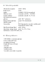 Preview for 33 page of LIVARNO LUX 288476 Assembly, Operating And Safety Instructions