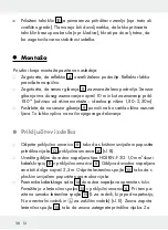 Preview for 36 page of LIVARNO LUX 288476 Assembly, Operating And Safety Instructions