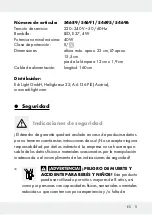 Preview for 9 page of LIVARNO LUX 288502 Operation And Safety Notes