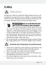 Preview for 37 page of LIVARNO LUX 288502 Operation And Safety Notes