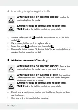 Preview for 40 page of LIVARNO LUX 288502 Operation And Safety Notes