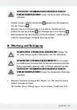 Preview for 53 page of LIVARNO LUX 288502 Operation And Safety Notes