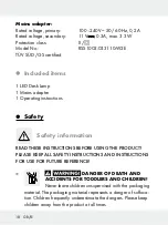 Предварительный просмотр 17 страницы LIVARNO LUX 288710 Operation And Safety Notes