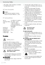 Предварительный просмотр 5 страницы LIVARNO LUX 289424 Operation And Safety Notes