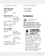 Preview for 37 page of LIVARNO LUX 292043 Operation And Safety Notes