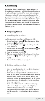 Предварительный просмотр 9 страницы LIVARNO LUX 292066 Operation And Safety Notes