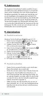 Предварительный просмотр 42 страницы LIVARNO LUX 292066 Operation And Safety Notes