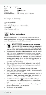 Предварительный просмотр 8 страницы LIVARNO LUX 292093 Operation And Safety Notes