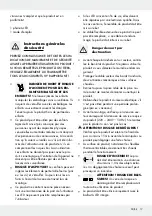 Предварительный просмотр 16 страницы LIVARNO LUX 293137 Operation And Safety Notes