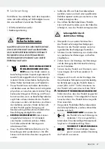 Предварительный просмотр 26 страницы LIVARNO LUX 293137 Operation And Safety Notes