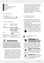 Preview for 7 page of LIVARNO LUX 295693 Assembly, Operating And Safety Instructions