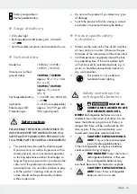 Preview for 15 page of LIVARNO LUX 295693 Assembly, Operating And Safety Instructions