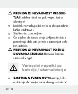 Preview for 52 page of LIVARNO LUX 298486 Operation And Safety Notes