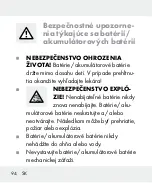 Preview for 94 page of LIVARNO LUX 298486 Operation And Safety Notes