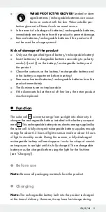 Preview for 9 page of LIVARNO LUX 298692 Assembly, Operating And Safety Instructions