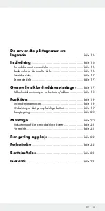 Preview for 15 page of LIVARNO LUX 298692 Assembly, Operating And Safety Instructions