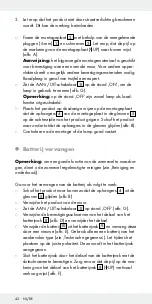 Preview for 42 page of LIVARNO LUX 298692 Assembly, Operating And Safety Instructions