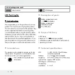 Preview for 6 page of LIVARNO LUX 300519 Operation And Safety Notes