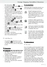 Preview for 15 page of LIVARNO LUX 302835 Assembly, Operating And Safety Instructions