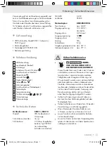 Preview for 7 page of LIVARNO LUX 304140 Operation And Safety Notes