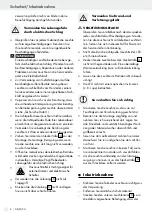 Preview for 8 page of LIVARNO LUX 306311 Operation And Safety Notes