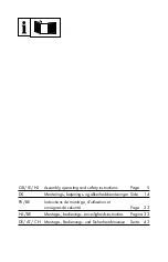 Preview for 2 page of LIVARNO LUX 306525 Assembly, Operating And Safety Instructions