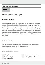 Preview for 6 page of LIVARNO LUX 306525 Assembly, Operating And Safety Instructions