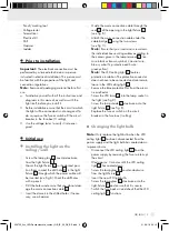 Preview for 9 page of LIVARNO LUX 306755 Assembly, Operating And Safety Instructions