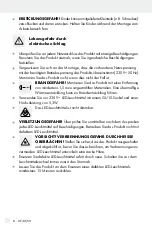 Предварительный просмотр 8 страницы LIVARNO LUX 307577 1904 Assembly, Operating And Safety Instructions