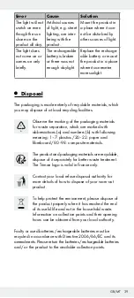 Предварительный просмотр 39 страницы LIVARNO LUX 311798 Operation And Safety Notes