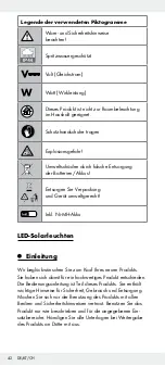 Предварительный просмотр 42 страницы LIVARNO LUX 311798 Operation And Safety Notes