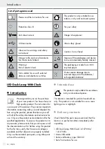 Preview for 14 page of LIVARNO LUX 313060 Operation And Safety Notes