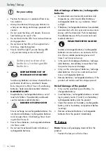 Preview for 16 page of LIVARNO LUX 313060 Operation And Safety Notes