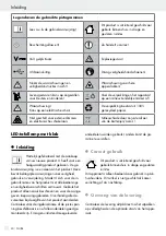 Preview for 30 page of LIVARNO LUX 313060 Operation And Safety Notes