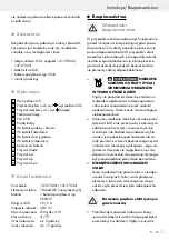 Preview for 39 page of LIVARNO LUX 313060 Operation And Safety Notes