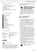 Preview for 13 page of LIVARNO LUX 313271 1904 Assembly, Operating And Safety Instructions