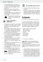 Preview for 20 page of LIVARNO LUX 313271 1904 Assembly, Operating And Safety Instructions