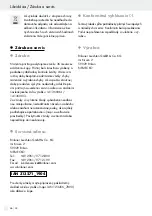 Preview for 46 page of LIVARNO LUX 313271 1904 Assembly, Operating And Safety Instructions