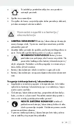 Предварительный просмотр 29 страницы LIVARNO LUX 338655 2001 Operation And Safety Notes