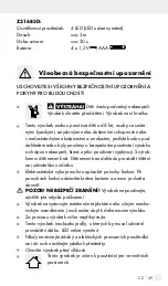 Предварительный просмотр 39 страницы LIVARNO LUX 338655 2001 Operation And Safety Notes