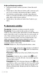 Предварительный просмотр 50 страницы LIVARNO LUX 338655 2001 Operation And Safety Notes