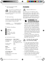 Preview for 8 page of LIVARNO LUX 339884 1910 Operation And Safety Notes