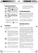 Preview for 10 page of LIVARNO LUX 339884 1910 Operation And Safety Notes