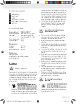 Preview for 14 page of LIVARNO LUX 339884 1910 Operation And Safety Notes