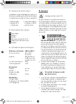 Preview for 20 page of LIVARNO LUX 339884 1910 Operation And Safety Notes